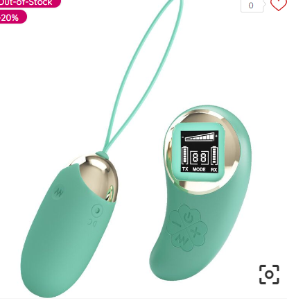 PRETTY LOVE - GREEN REMOTE CONTROL VIBRATING EGG MINE