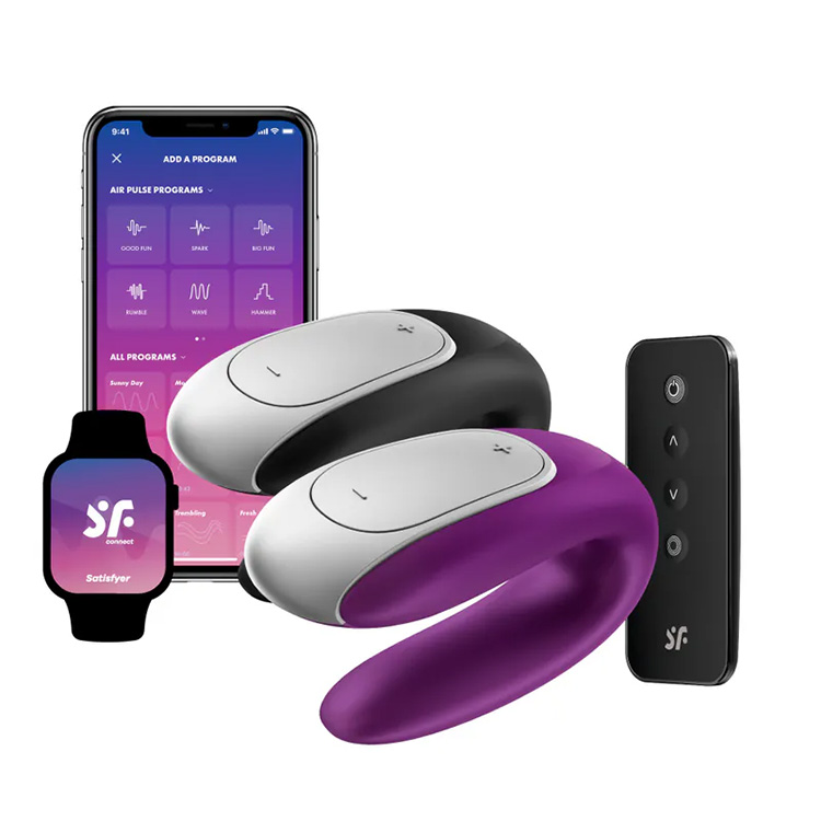 Satisfyer｜德國 Double Fun 智能遙控雙人共震器 遙控跳蛋 APP