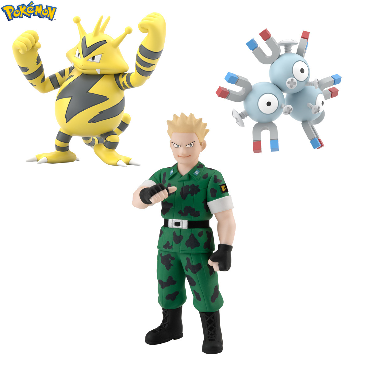 BANDAI｜精靈寶可夢 SCALE WORLD 關都地區 馬志士＆三合一磁怪＆電擊獸