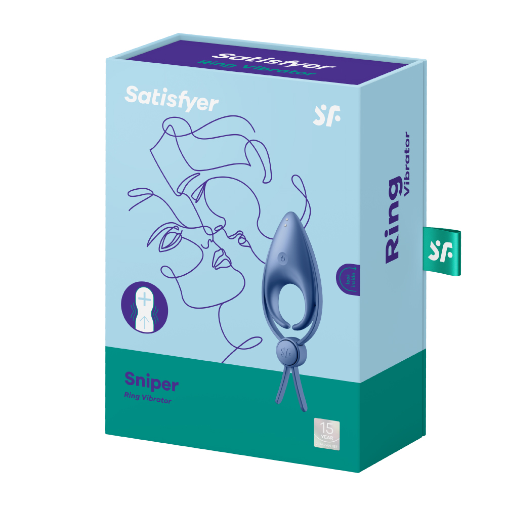 [DC]Satisfyer｜ Sniper 可調節男士精力雙環 (藍)