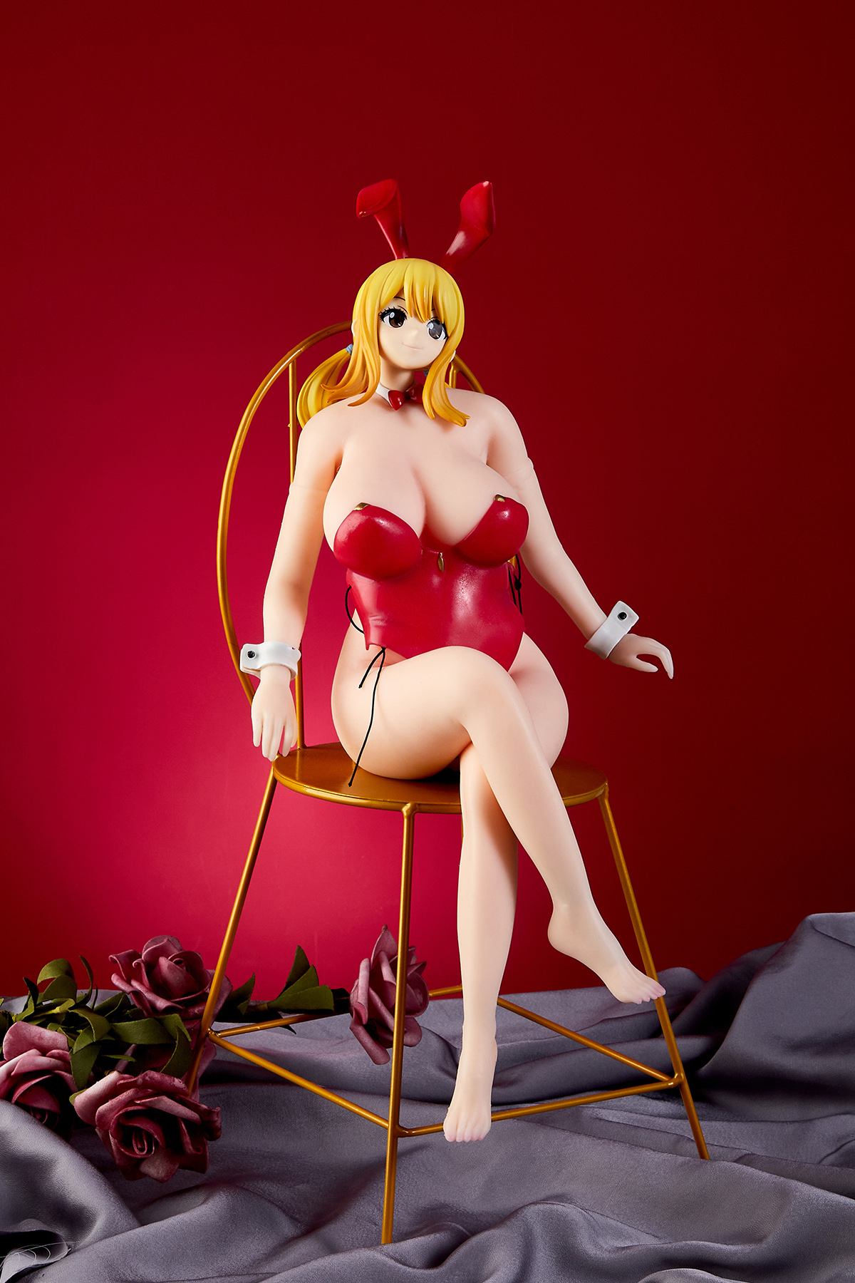 [EL]公會酒吧的艷麗兔女郎 露西-哈特菲利亞 PVC自慰套 飛機杯 - 1.2kg
