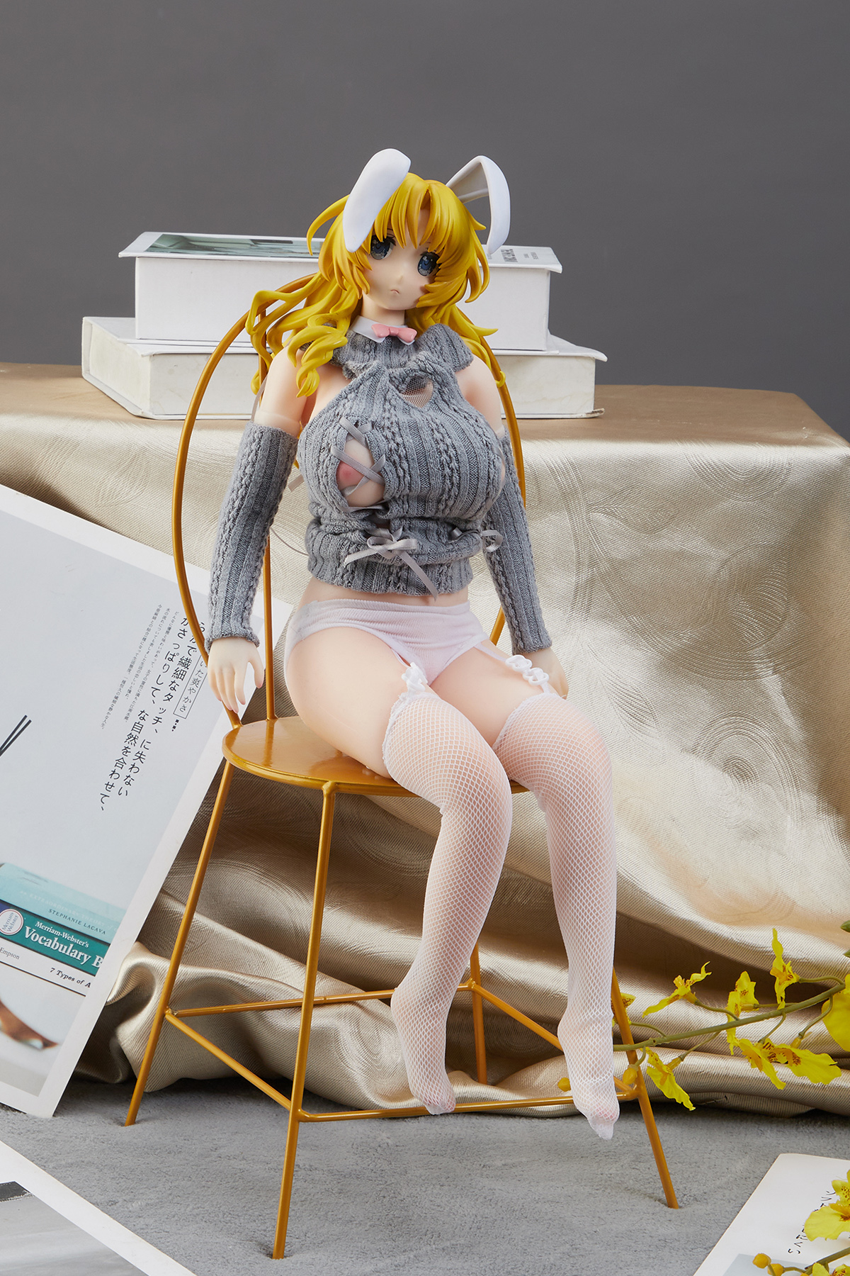 [EL]童貞殺｜純白兔女郎 智惠 PVC自慰套 飛機杯 - 1.2kg