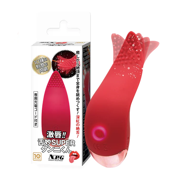 NPG｜激唇‼ 舌妙超級舔陰君 電動震動器 跳蛋