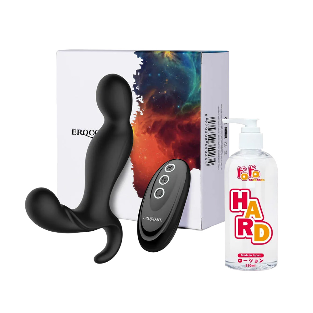 【阿鵝團購限定優惠】EROCOME 獵戶座 前列腺震動按摩器 遙控版 + DORODORO HARD 潤滑液 330ml