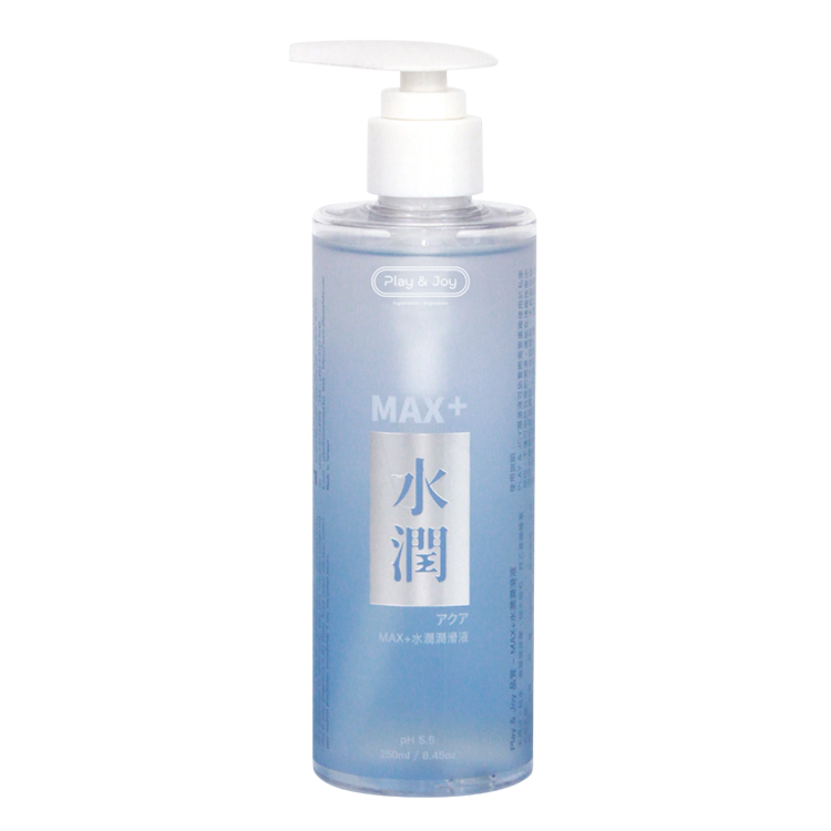 Play&Joy｜品覚 台灣製造 MAX+ 水潤 潤滑液 - 250ml