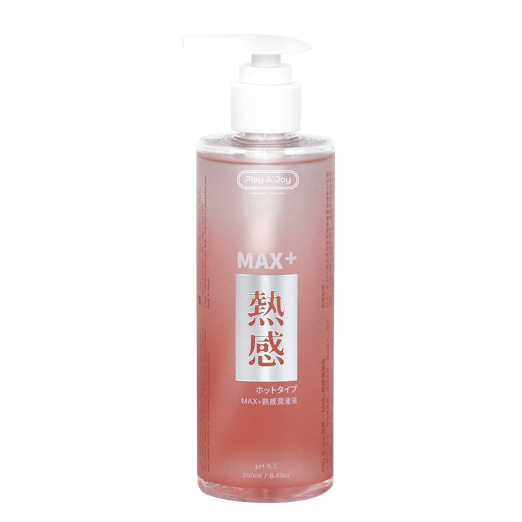 Play&Joy｜品覚 台灣製造 MAX+ 熱感 潤滑液 - 250ml