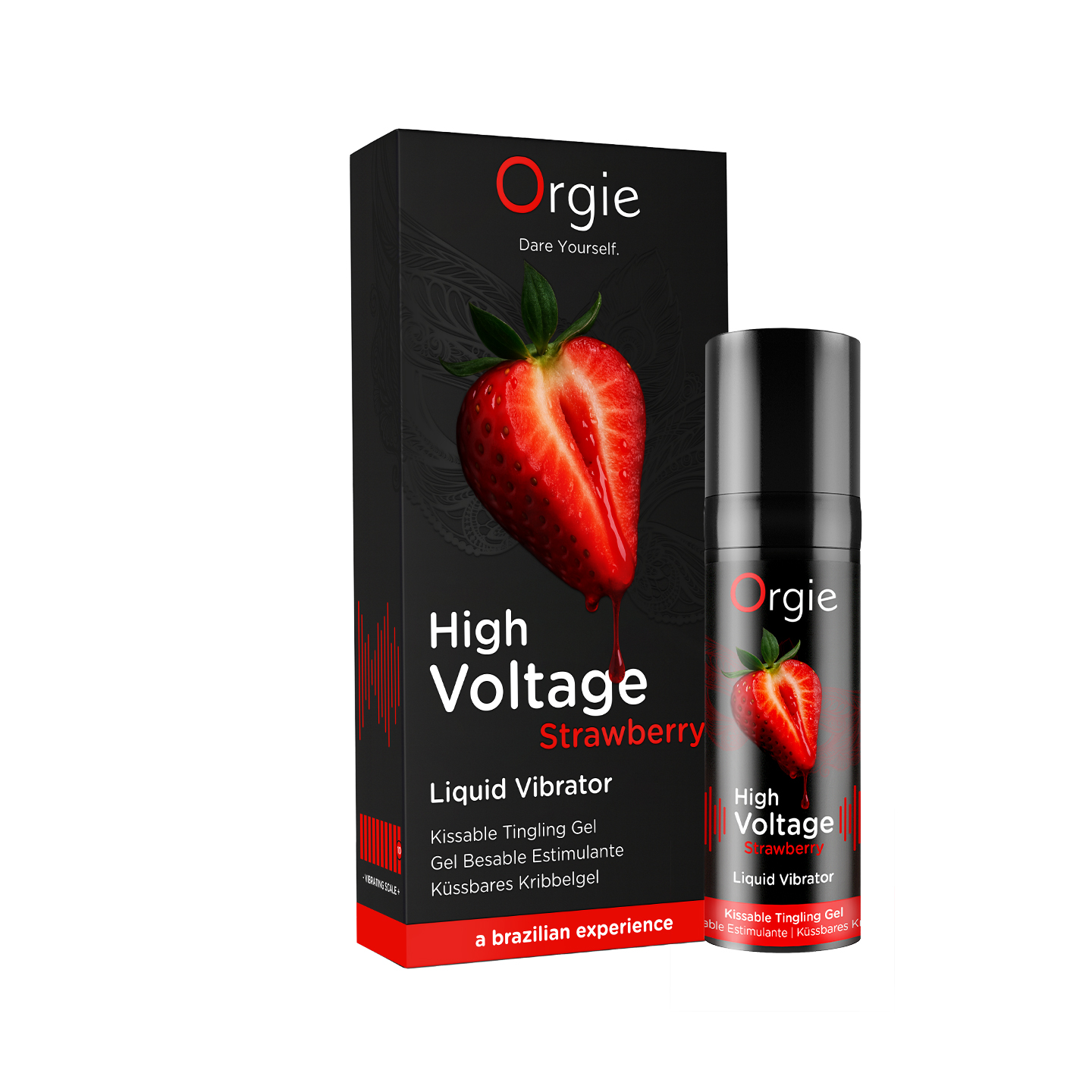 Orgie｜High Voltage - Strawberry 小黑瓶快感增強液 可口交用 草莓味 15ml