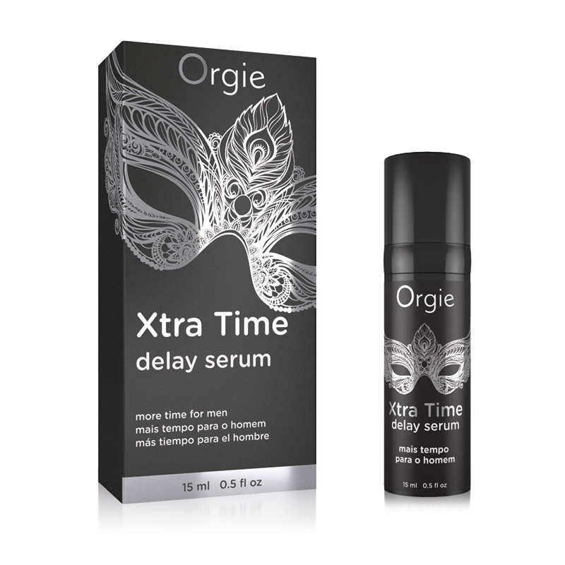 [NR]Orgie｜葡萄牙原裝 Xtra Time 矽靈長效潤滑液 男女可用- 15ml