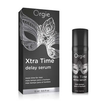 [NR]Orgie｜葡萄牙原裝 Xtra Time 矽靈長效潤滑液 男女可用- 15ml