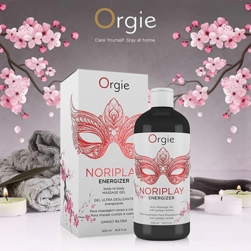 Orgie｜葡萄牙 Noriplay ENERGIZER 身貼身活力型 滑嘟嘟按摩油 GEL 男女可用- 500ml
