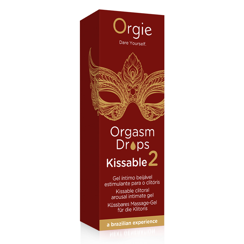 Orgie｜葡萄牙 Orgasm Drops Kissable 2代 陰蒂溫熱快感 可食用 加強版高潮液 