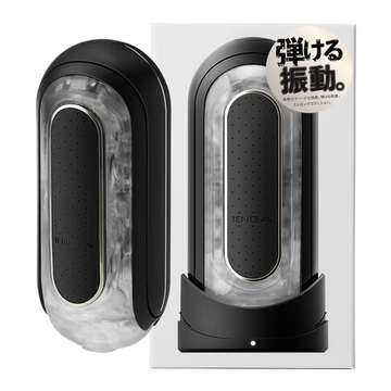 TENGA｜FLIP 0 ZERO ELECTRONIC VIBRATION 電動版 電動飛機杯 - 黑色 TFZ-102
