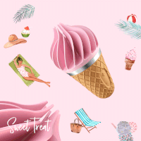 [DC]Satisfyer｜德國 Sweet Treat 轉轉小甜筒震動器 - 粉色