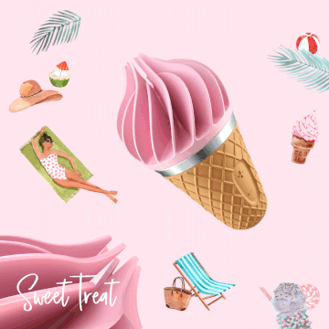 [DC]Satisfyer｜德國 Sweet Treat 轉轉小甜筒震動器 - 粉色