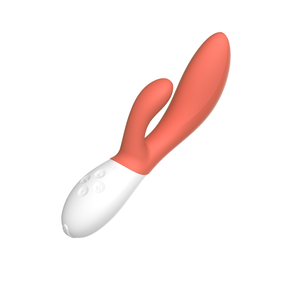LELO｜瑞典 INA 3 伊娜 GC點兔耳按摩棒-珊瑚橘