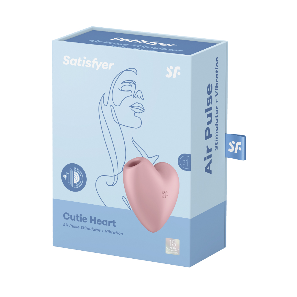 [EL]Satisfyer｜Cutie Heart 吸吮陰蒂震動器 (淡紅)