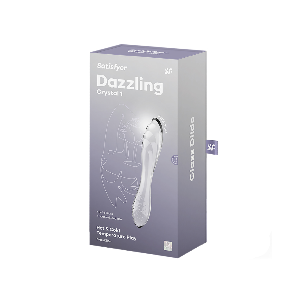 [EL]Satisfyer｜德國 Dazzling Crystal 1 雙向玻璃按摩棒 (晶透)