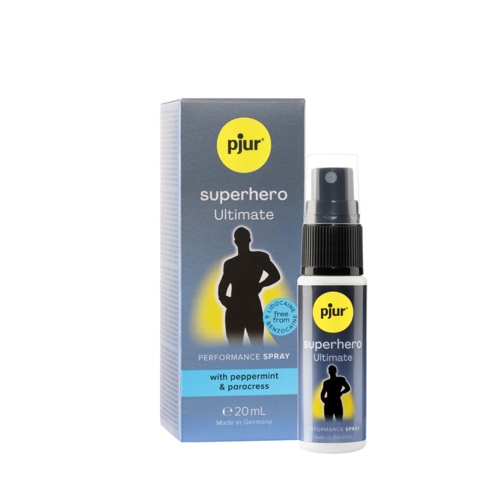 PJUR｜德國 碧宜潤 superhero Ultimate Spray 超級英雄活力提升極致噴霧 小黑噴 20ml