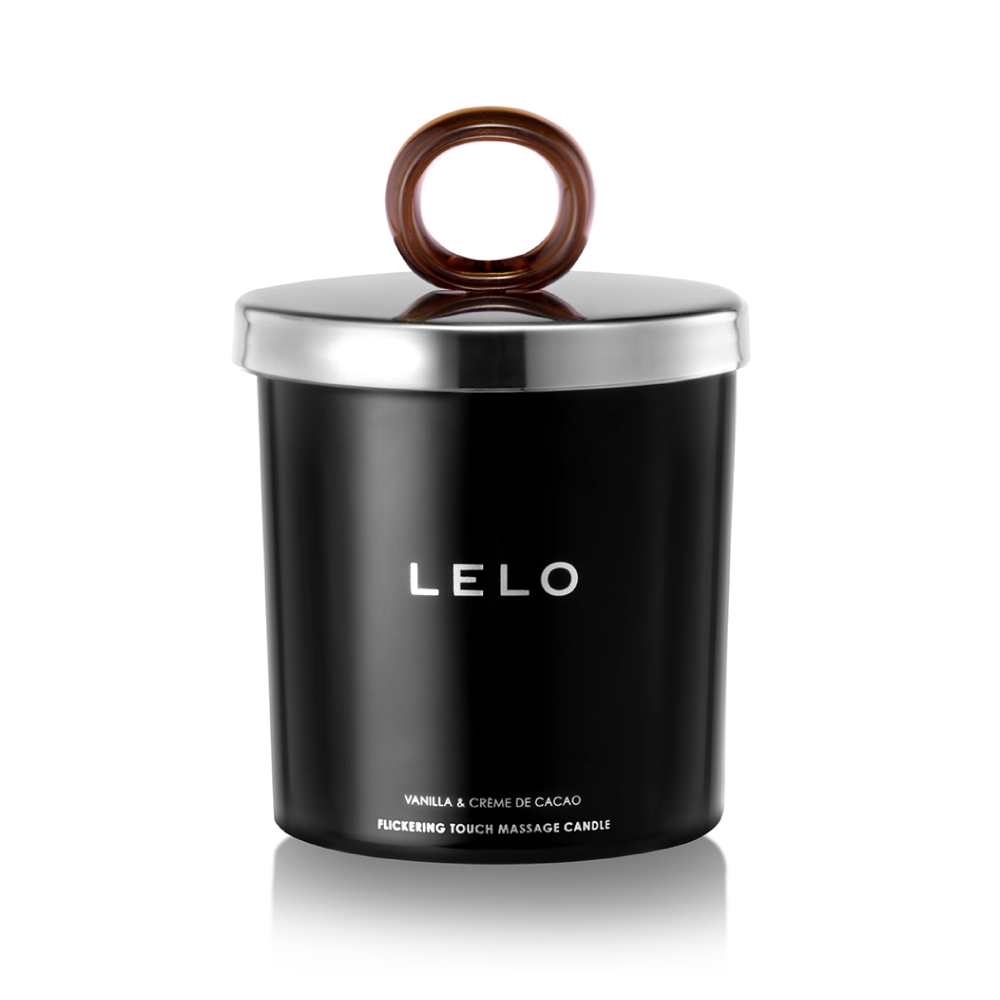 LELO｜瑞典 Flickering Touch Massage Candl 香氛精油按摩蠟燭-棕 香草&可可奶油