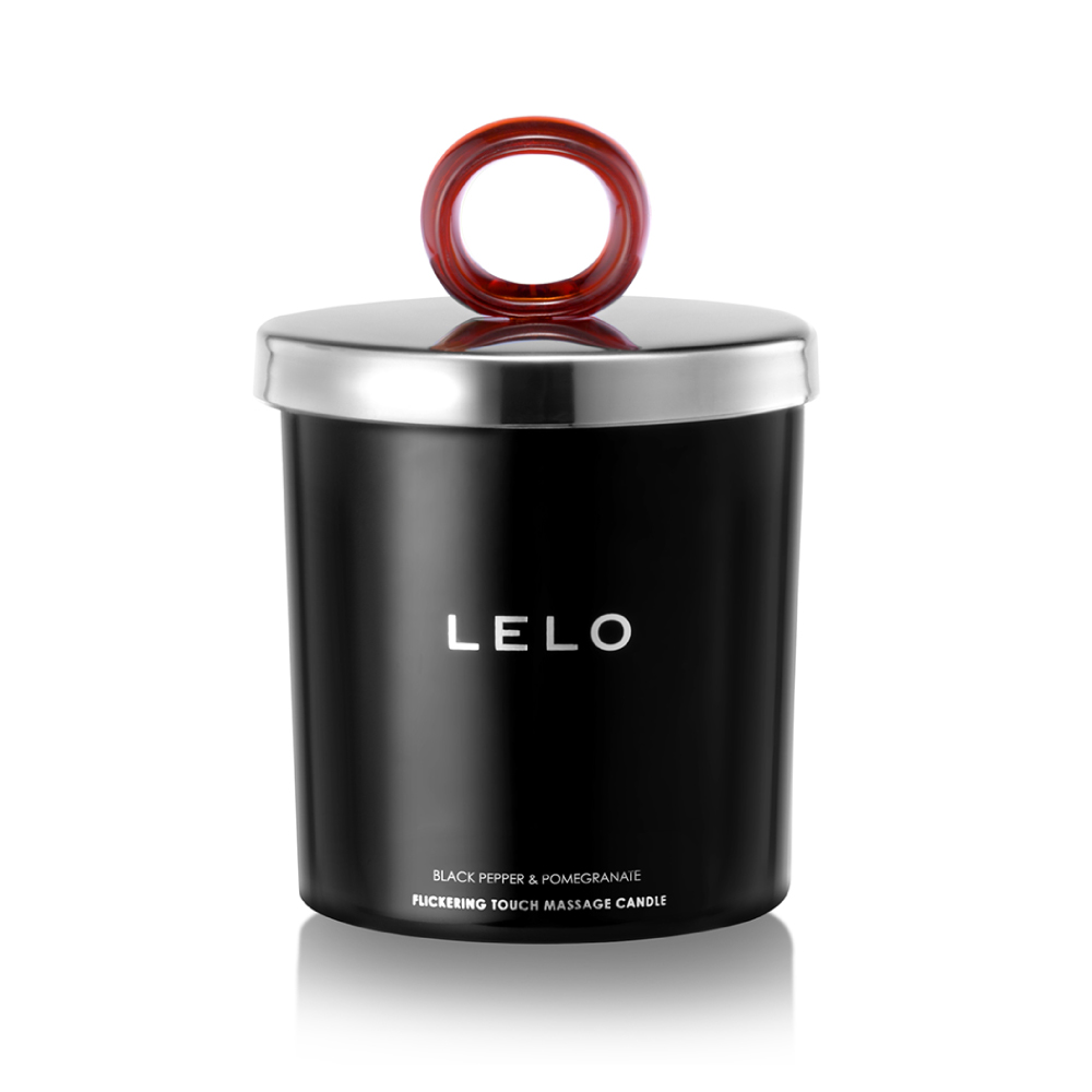 LELO｜瑞典 Flickering Touch Massage Candl 香氛精油按摩蠟燭-紅 黑胡椒&石榴