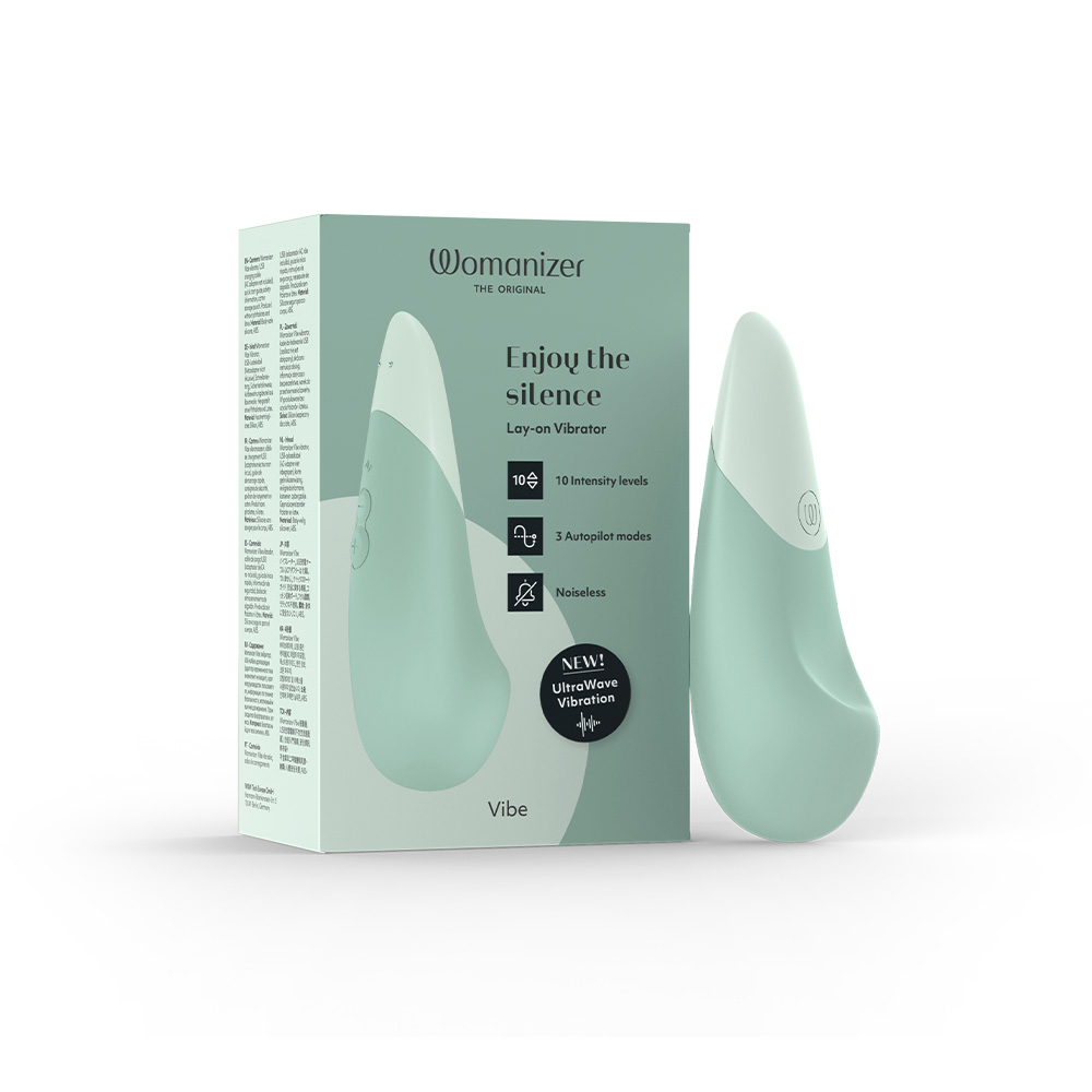Womanizer｜德國 Vibe 快感稜線 無聲震動器 跳蛋按摩器(鼠尾草綠)