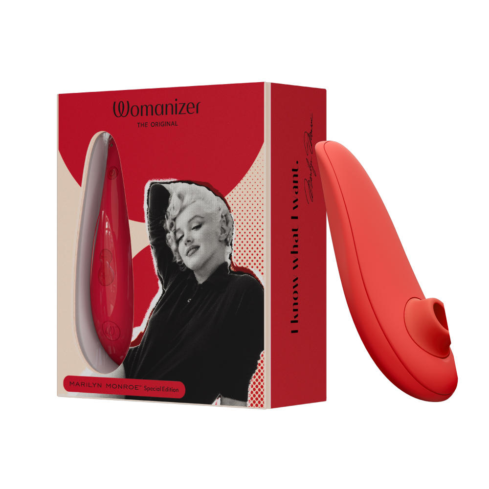 Womanizer｜瑪麗蓮夢露特別版 Classic 2 吸吮愉悅器 艷紅 吸吮跳蛋