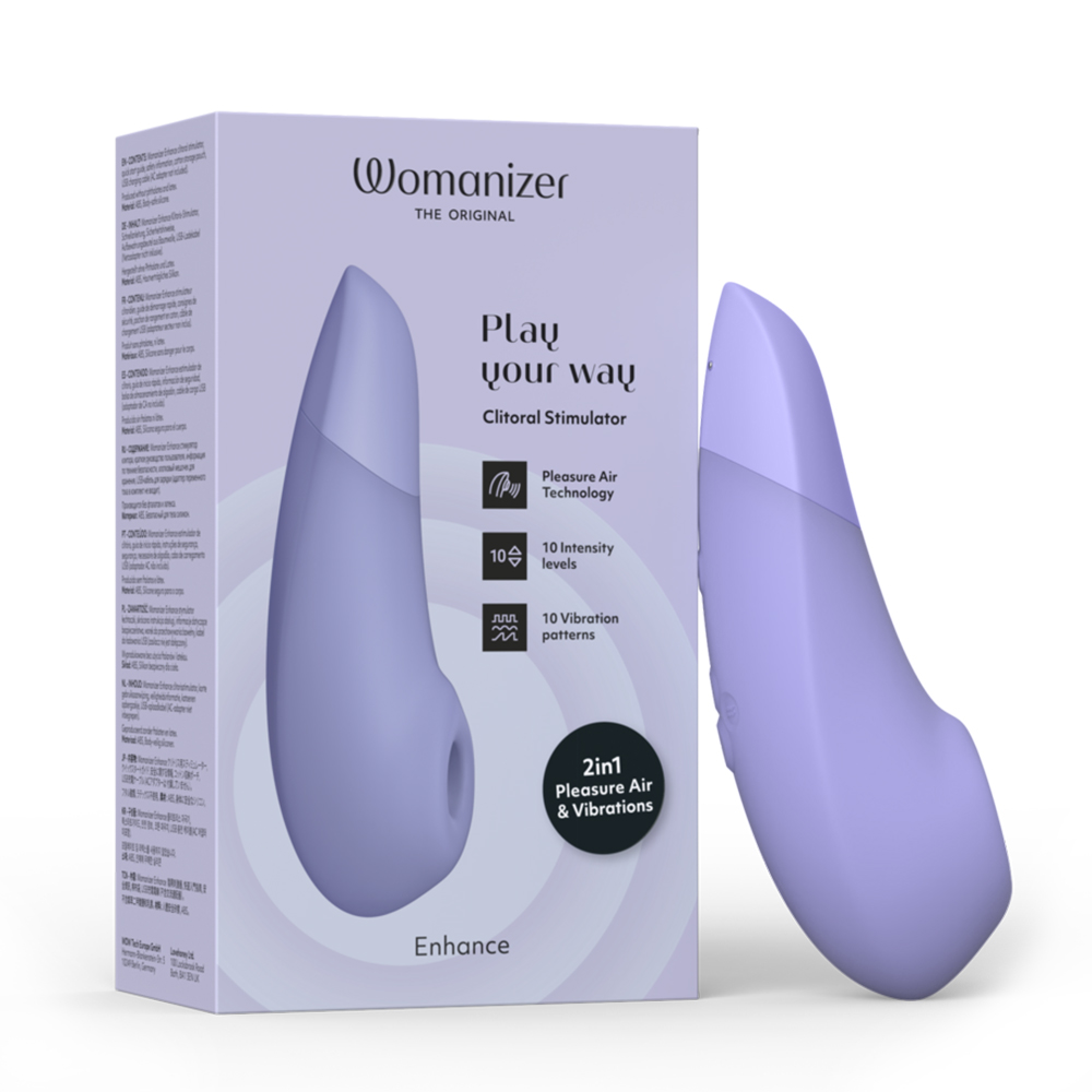 Womanizer｜德國 Enhance 吸吮震動器 跳蛋按摩器 丁香紫