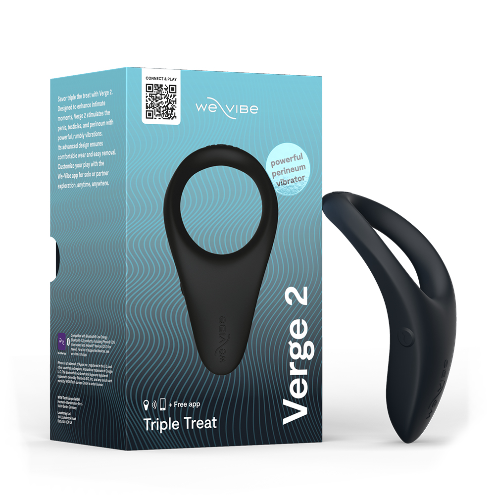 We-Vibe｜加拿大 Verge 2 藍牙進階 陰莖震動環 黑