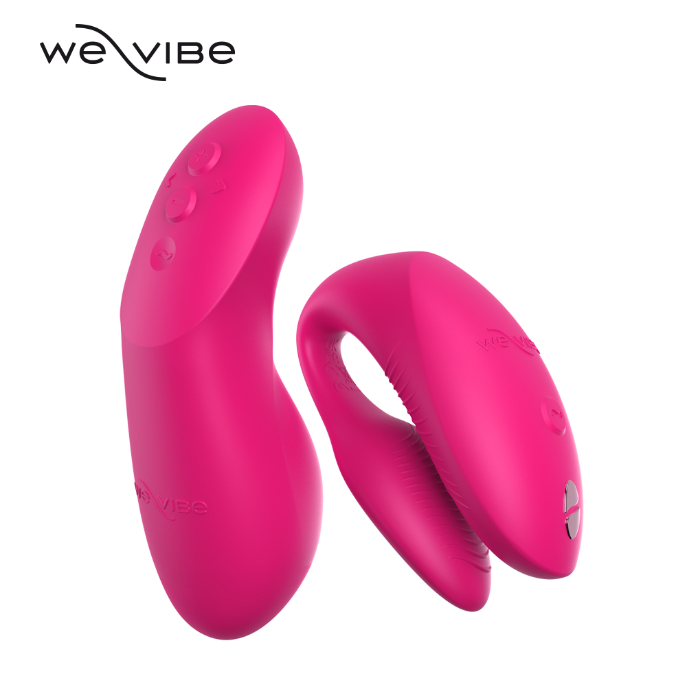 We-Vibe｜加拿大 Chorus Pro 旗艦級 雙人共震器 氣囊握感 智能遙控 電光粉