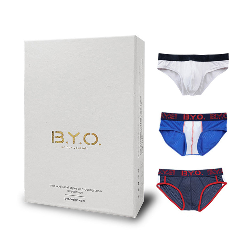 [NR]B.Y.O.｜Beyourown x Classic 三角內褲 舒適禮盒組 (3入) - M號