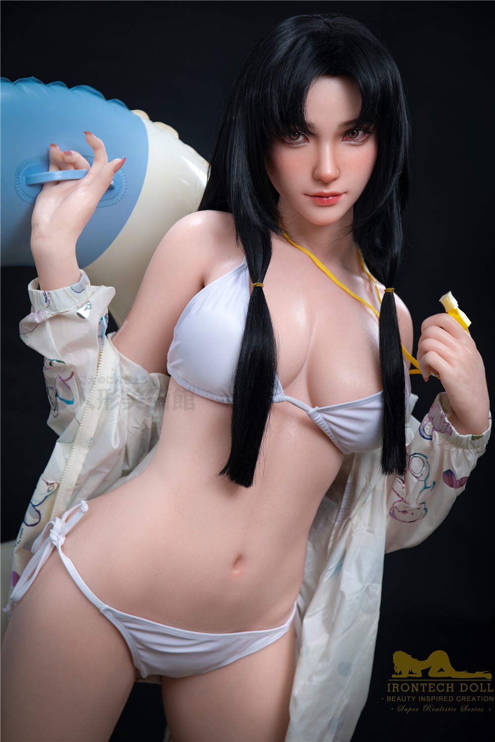 鐵藝｜S32-Kitty 雙馬尾海灘少女 全矽膠假髮版 166cm