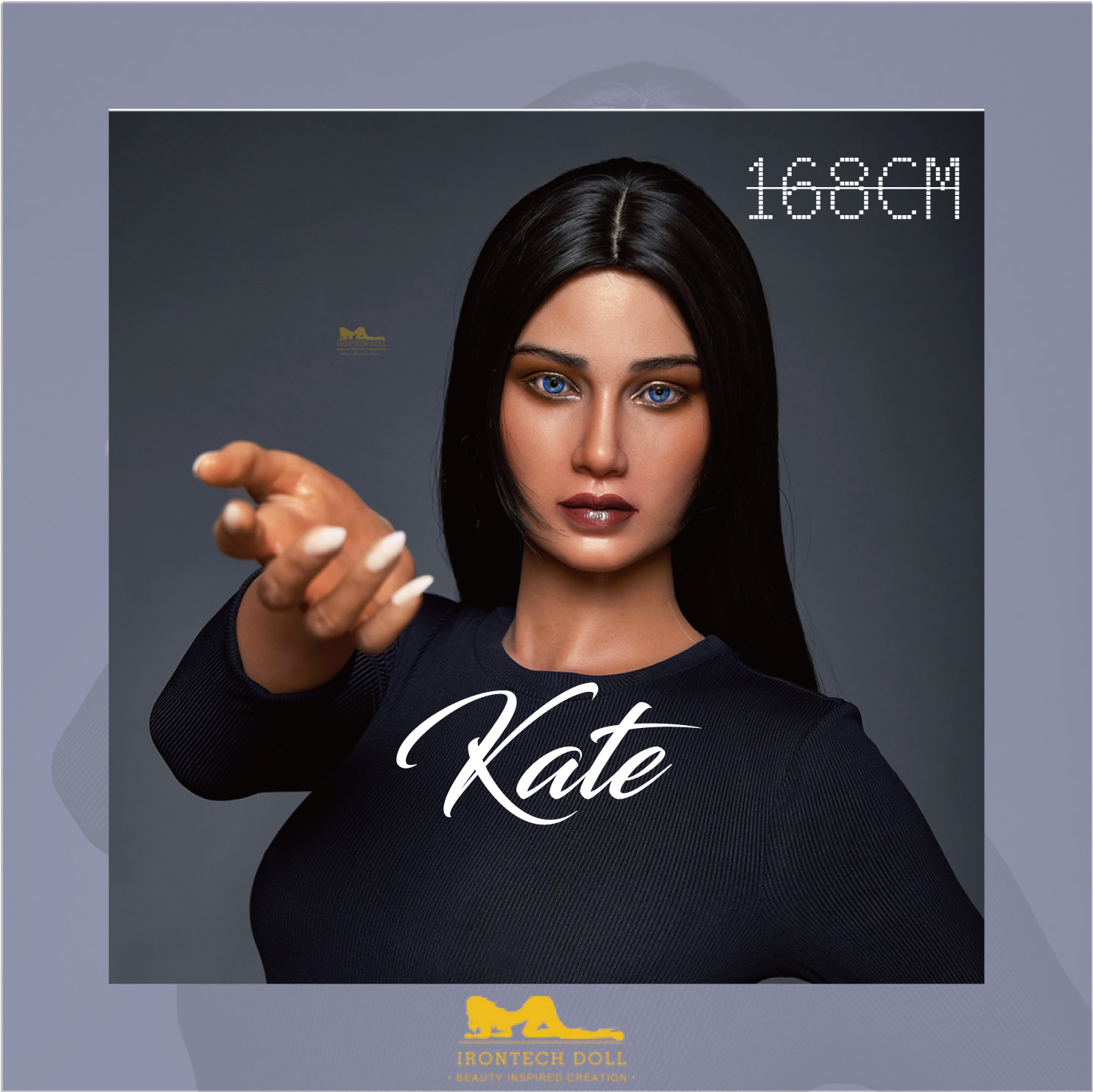 鐵藝｜S04-Kate 時裝模特 全矽膠假髮版 168cm