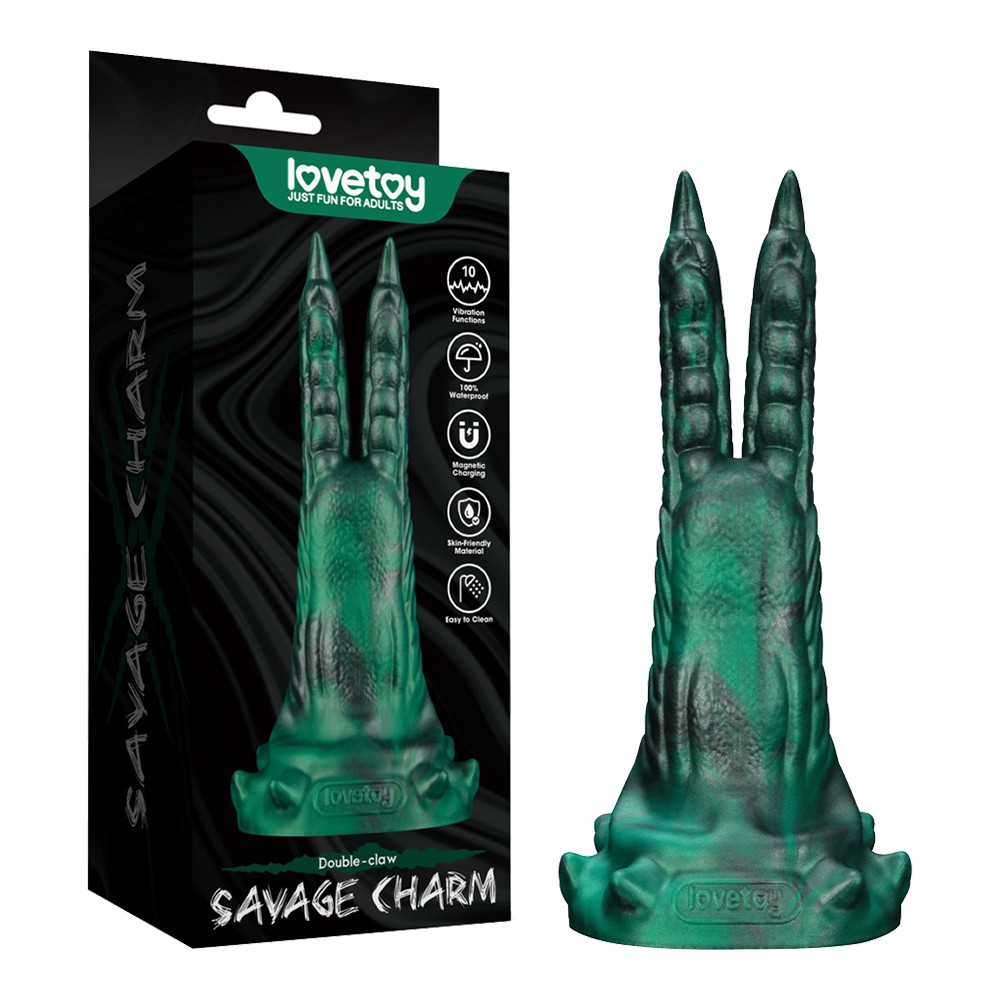SavageCharm雙爪10頻震動棒