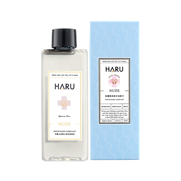 HARU｜NUDE 柳蘭水純愛 無甘油 水溶性潤滑液 - 155ml