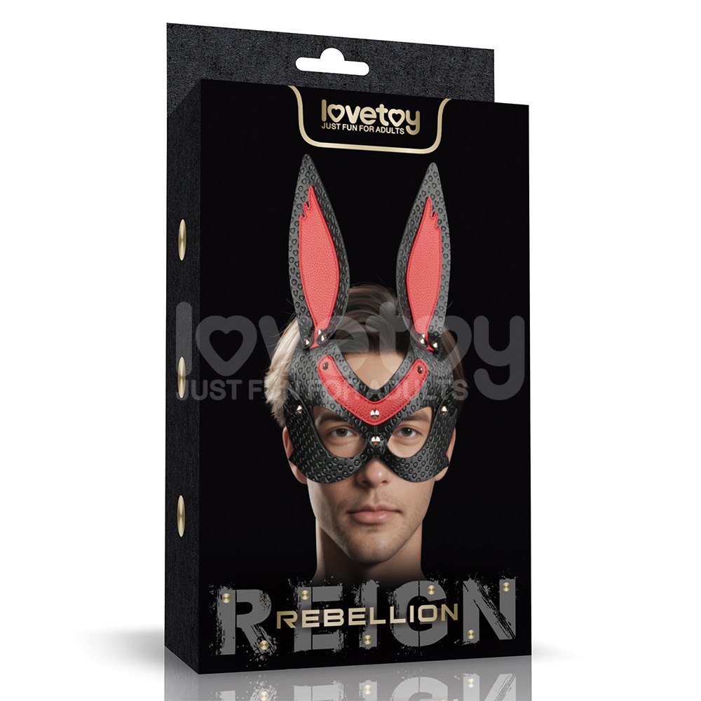 Lovetoy｜RebellionReign兔子面具-黑紅 BDSM