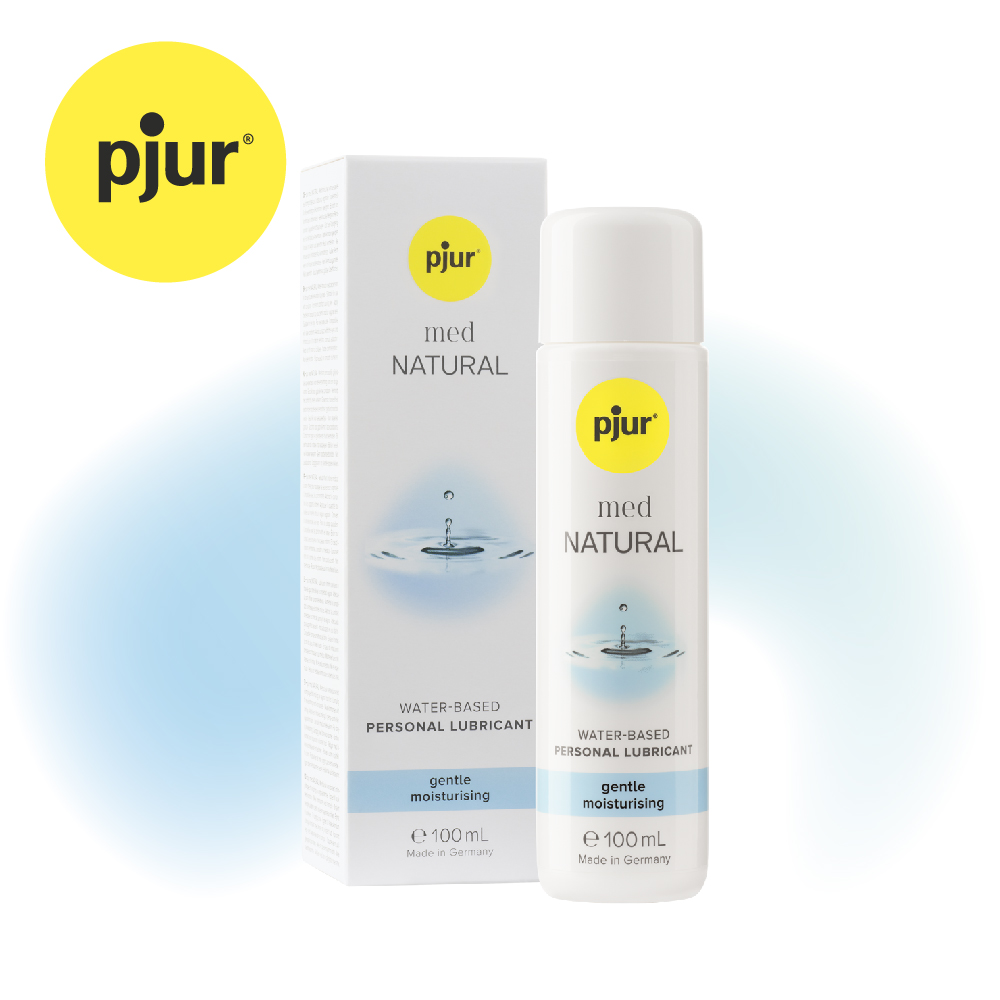 PJUR｜德國 碧宜潤 med NATURAL glide 專業抗敏植萃保濕水性潤滑液 - 100ml