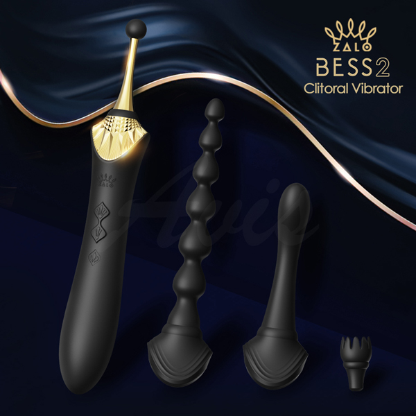 Zalo｜Bess 2｜秒高潮多用途陰蒂震動器 黑色
