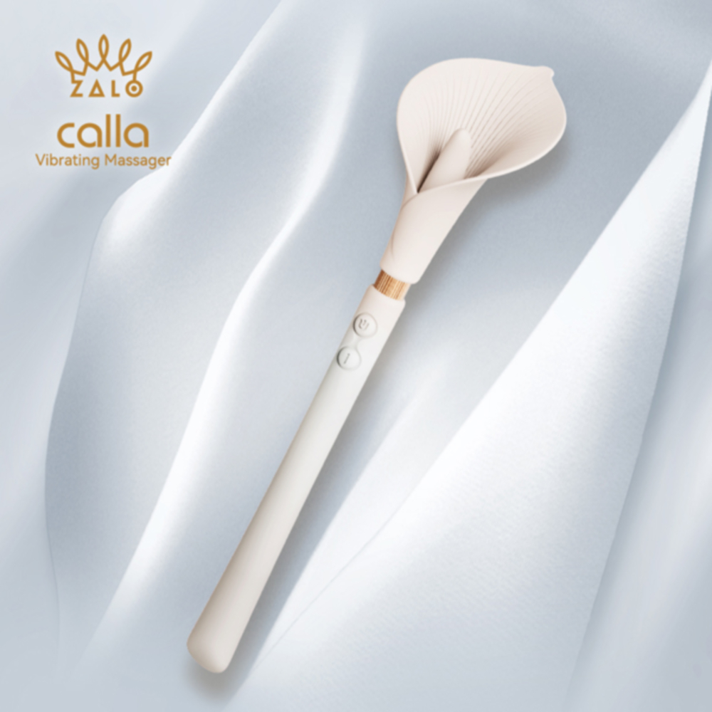 Zalo｜CALLA 海芋 雙頭震動棒 象牙白